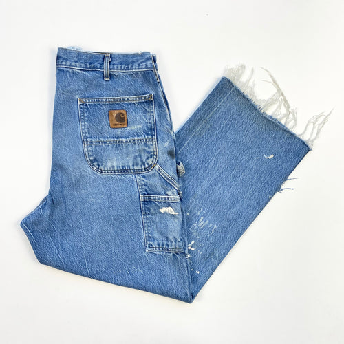 Distressed Carhartt Carpenter Jeans W36 L29