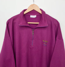 Load image into Gallery viewer, 80s Adidas 1/4 Zip Sweatshirt (M)