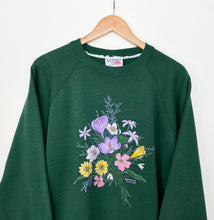 Load image into Gallery viewer, 90s Flowers Sweatshirt (XL)