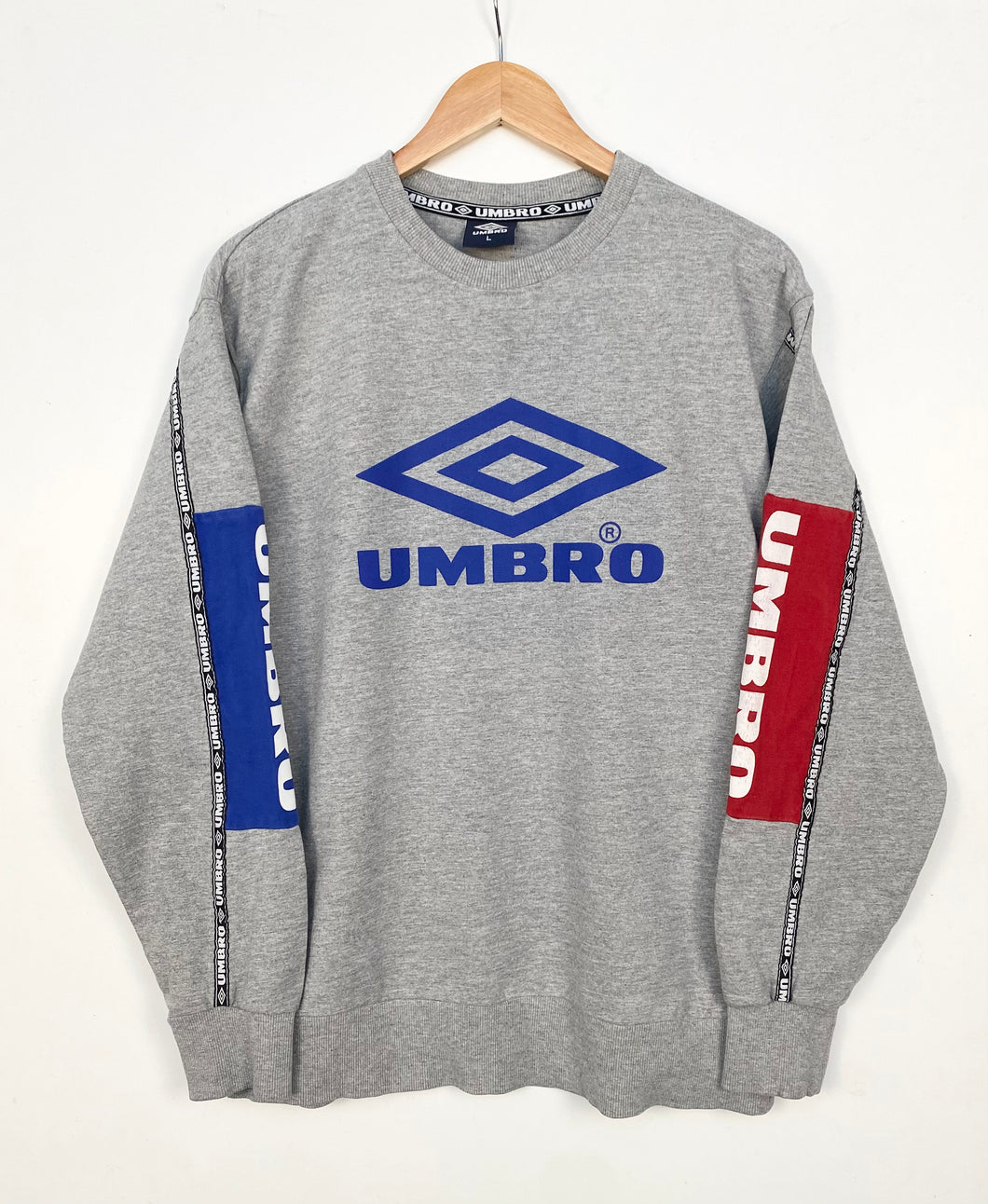 Umbro Sweatshirt M Red Cactus Vintage