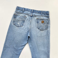 Load image into Gallery viewer, Distressed Carhartt Jeans W34 L27
