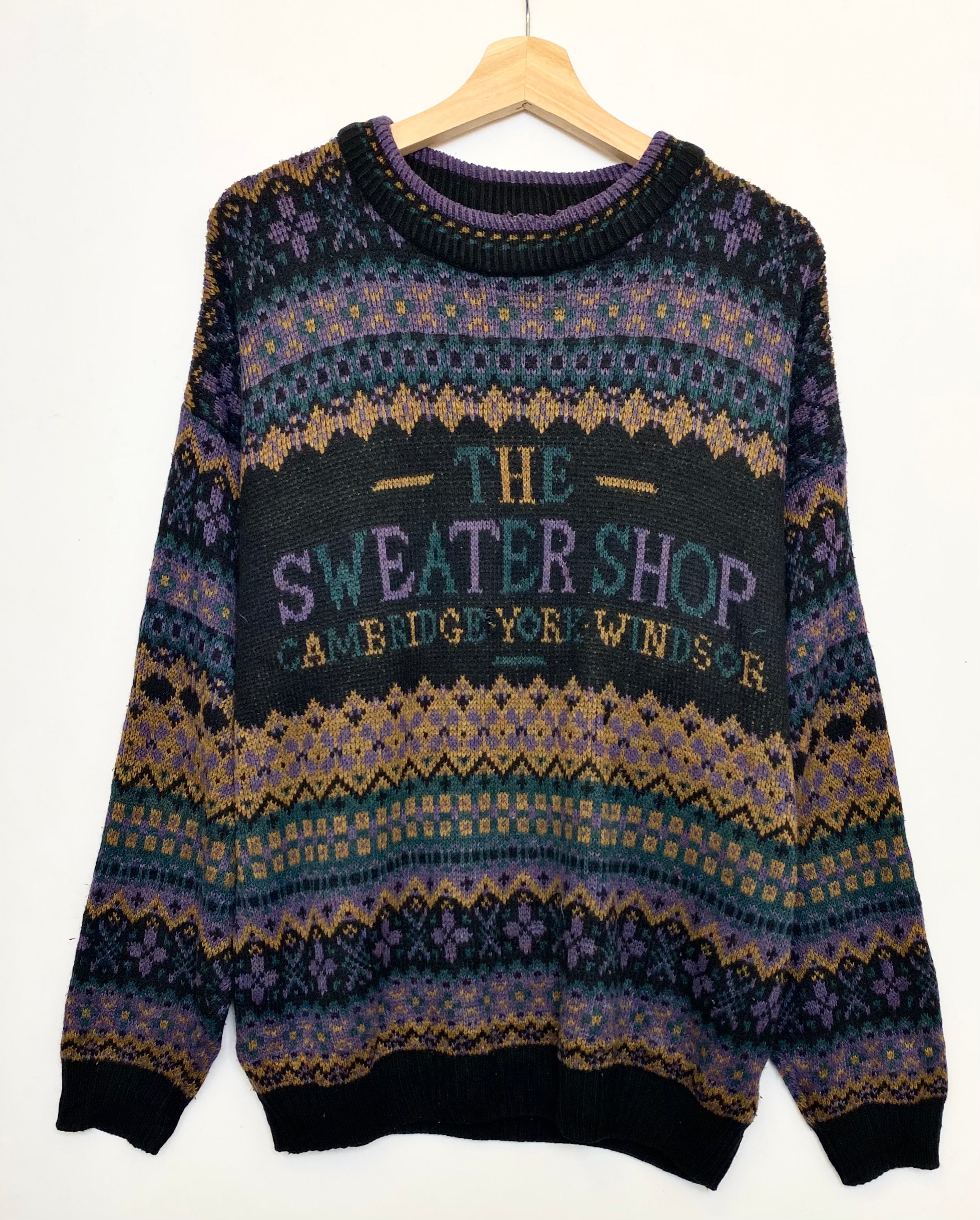 90s The Sweater Shop Grandad Jumper (L) – Red Cactus Vintage