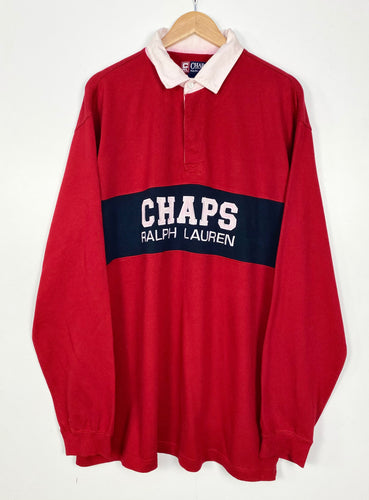 90s Chaps Ralph Lauren Rugby Shirt (XL)