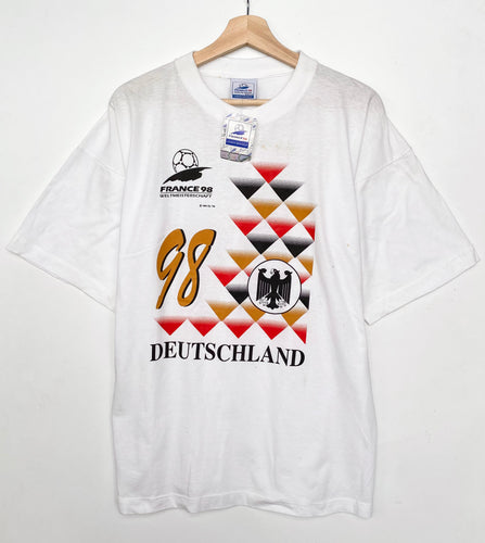 Deadstock 90s France 98 Deutschland T-shirt (XL)