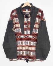 Load image into Gallery viewer, 90s Abstract Fleece (L)