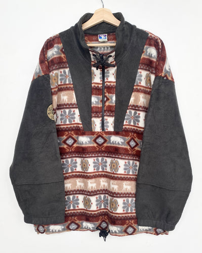 90s Abstract Fleece (L)