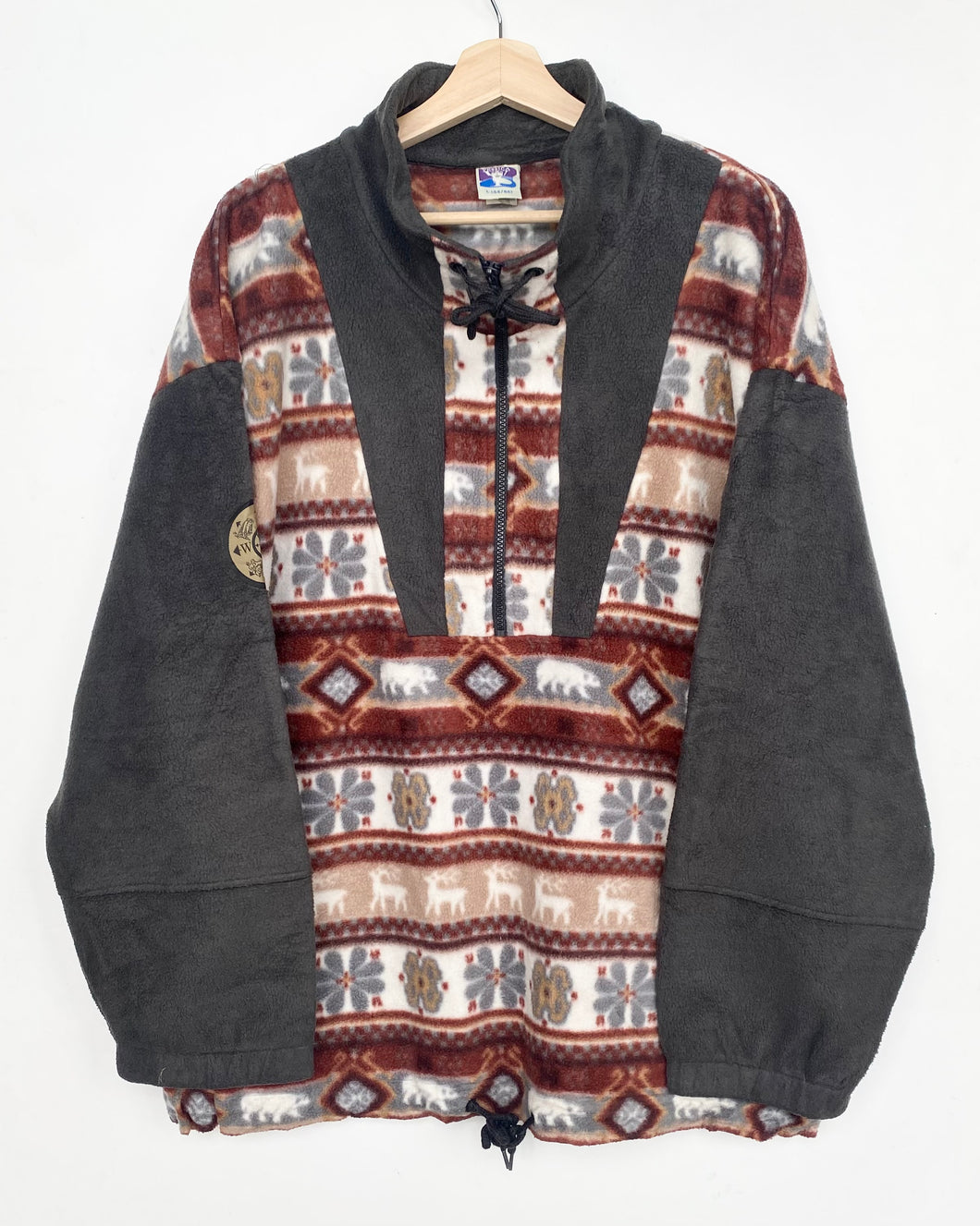90s Abstract Fleece (L)
