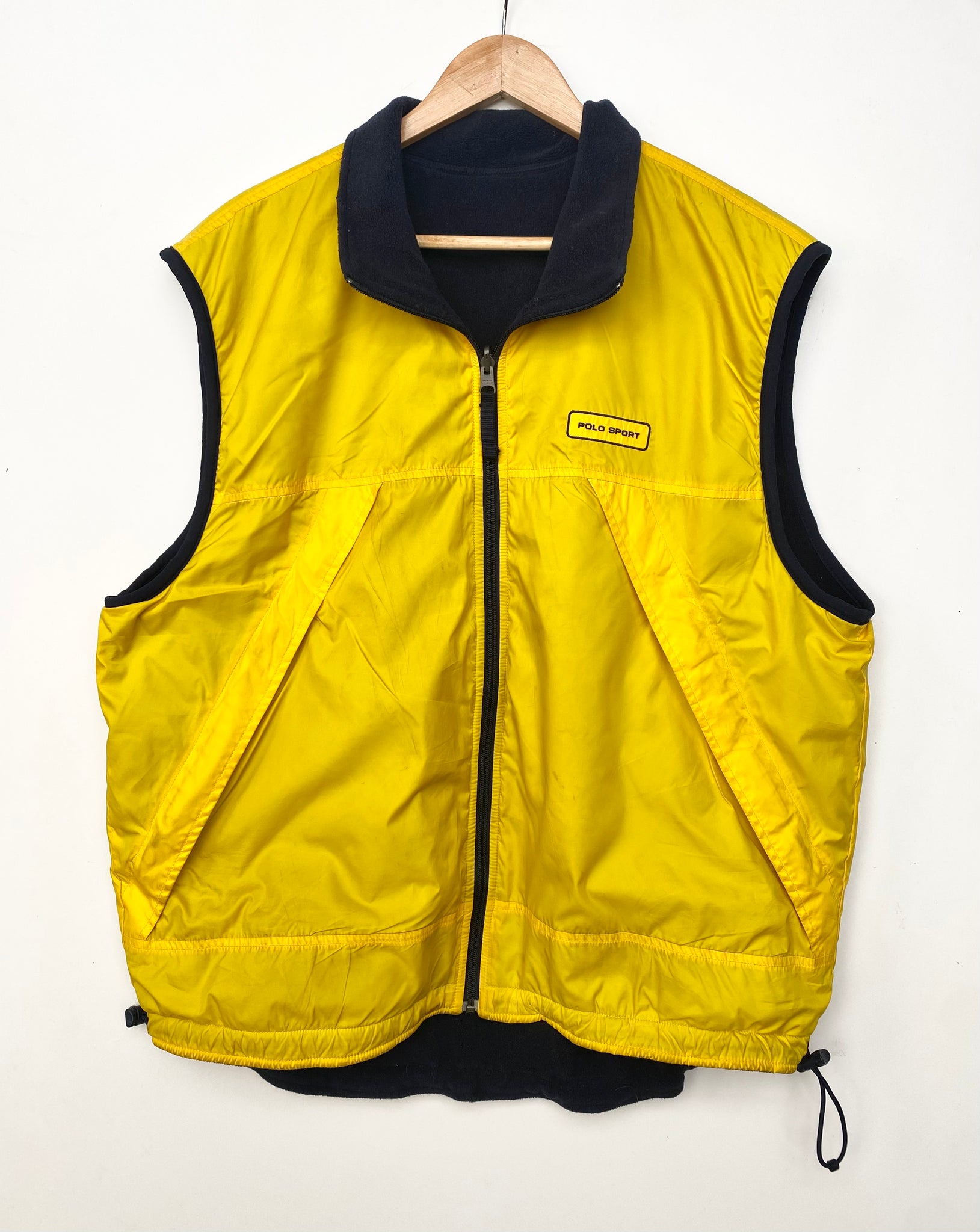 90s Ralph Lauren Polo Sport Gilet XL Red Cactus Vintage