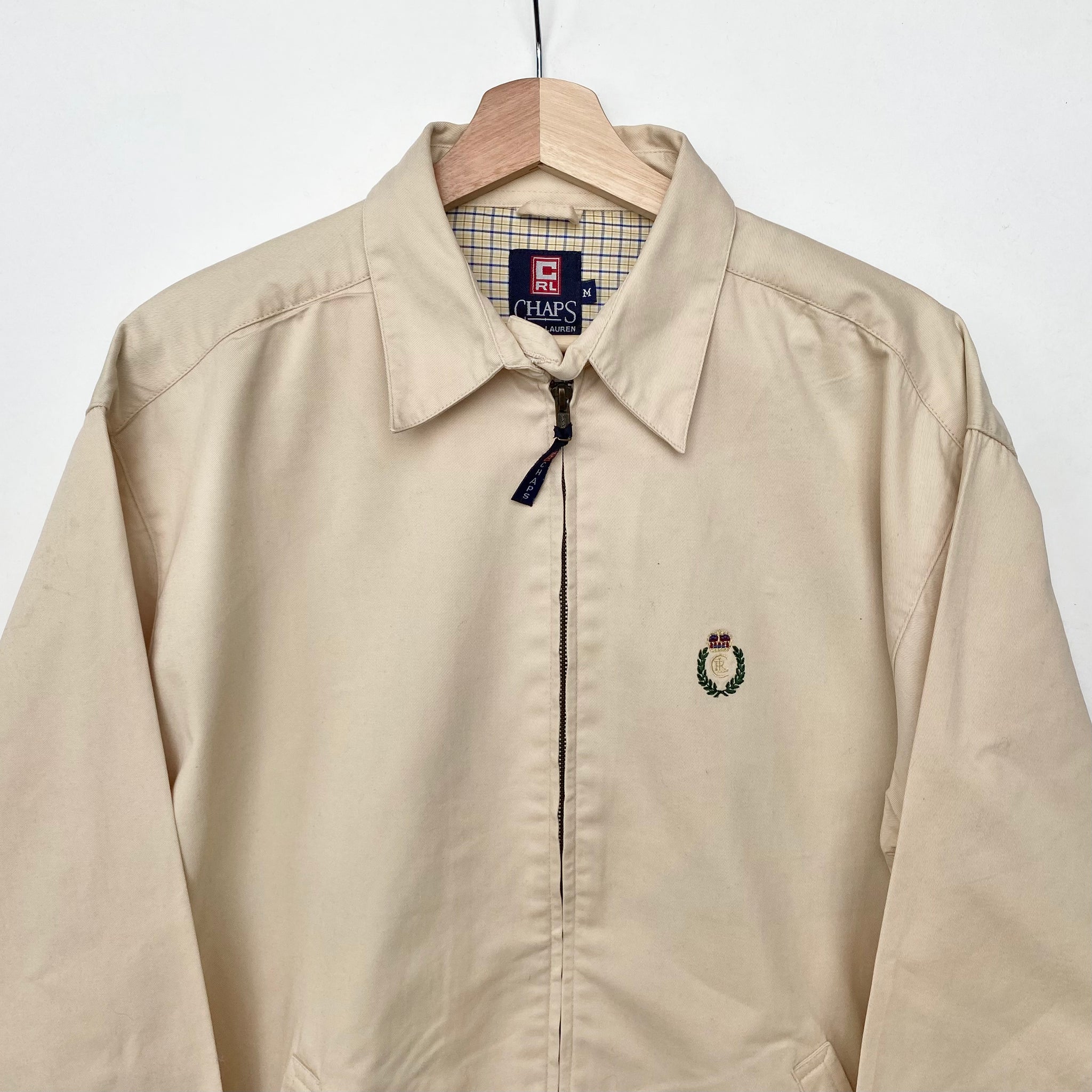 Ralph lauren beige harrington jacket clearance