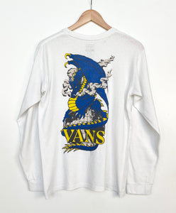 Vans Long Sleeve T shirt S Red Cactus Vintage