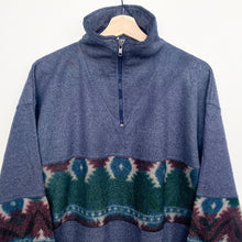 Load image into Gallery viewer, 90s Abstract Fleece (L)