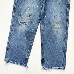 Distressed Carhartt Carpenter Jeans W36 L30