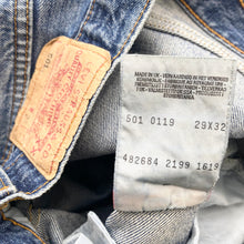 Levis 501 w29 sales l32