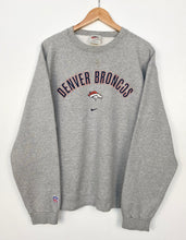 90s Nike NFL Denver Broncos Sweatshirt XL Red Cactus Vintage