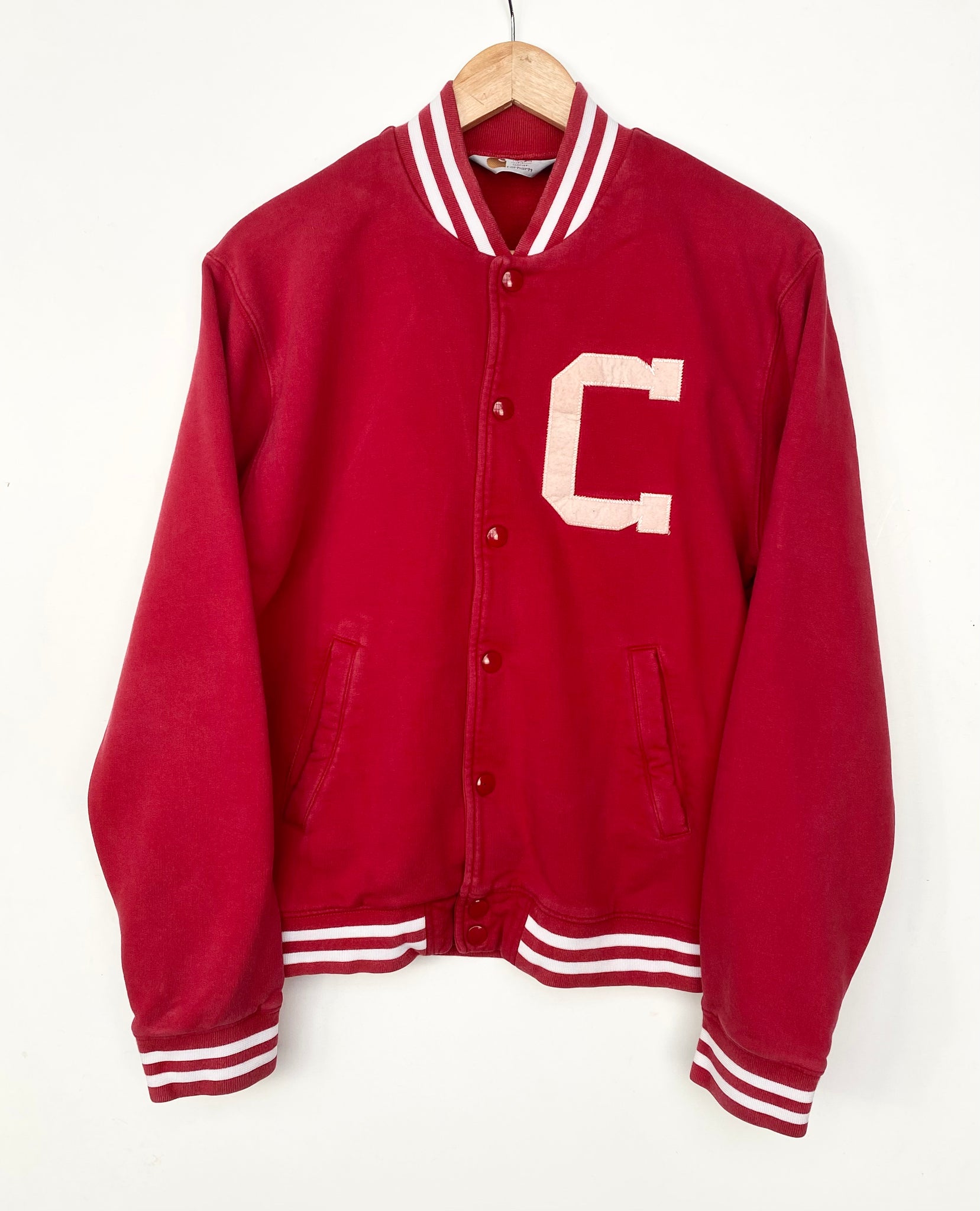 Carhartt College Jacket M Red Cactus Vintage