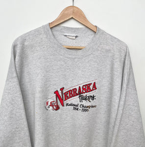 1994/95 Nebraska Huskies College Sweatshirt (X