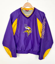 Load image into Gallery viewer, NFL Minnesota Vikings Nylon Sweatshirt (XS)