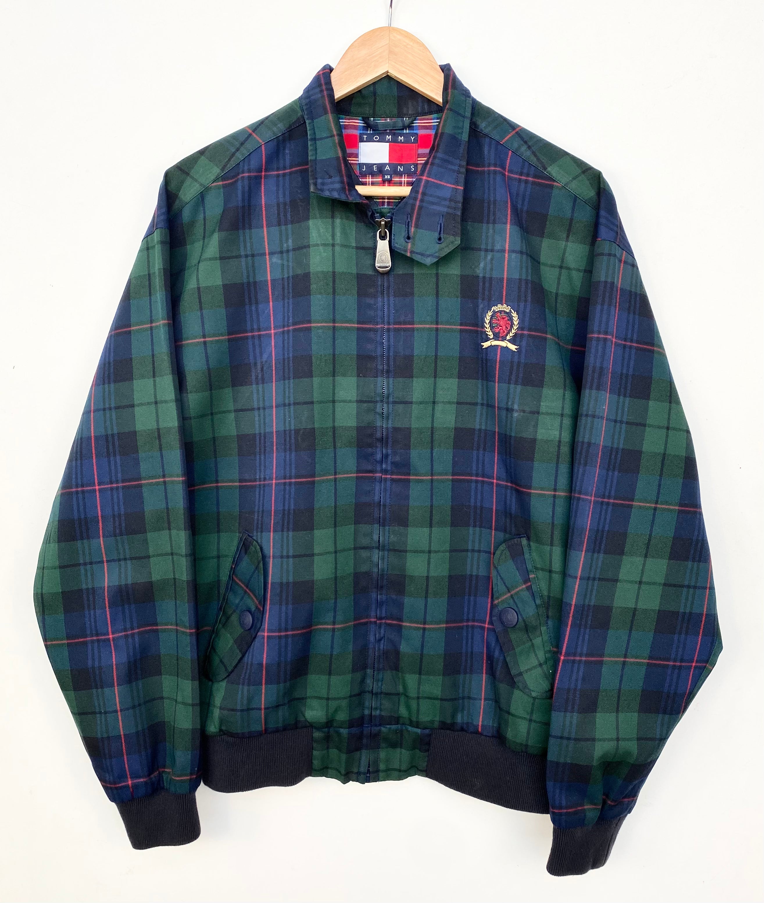 Crest capsule plaid hoodie online