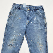 Load image into Gallery viewer, Distressed Carhartt Carpenter Jeans W36 L30