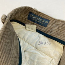 Load image into Gallery viewer, Corduroy Pants W34 L30
