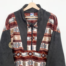 Load image into Gallery viewer, 90s Abstract Fleece (L)