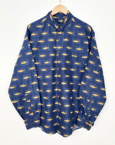 Woolrich Fish Print Shirt (L)