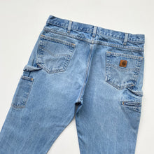Load image into Gallery viewer, Distressed Carhartt Carpenter Jeans W38 L32