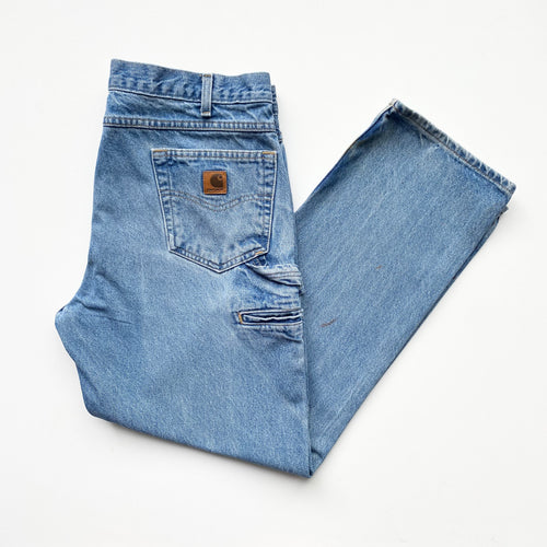 Distressed Carhartt Carpenter Jeans W38 L32