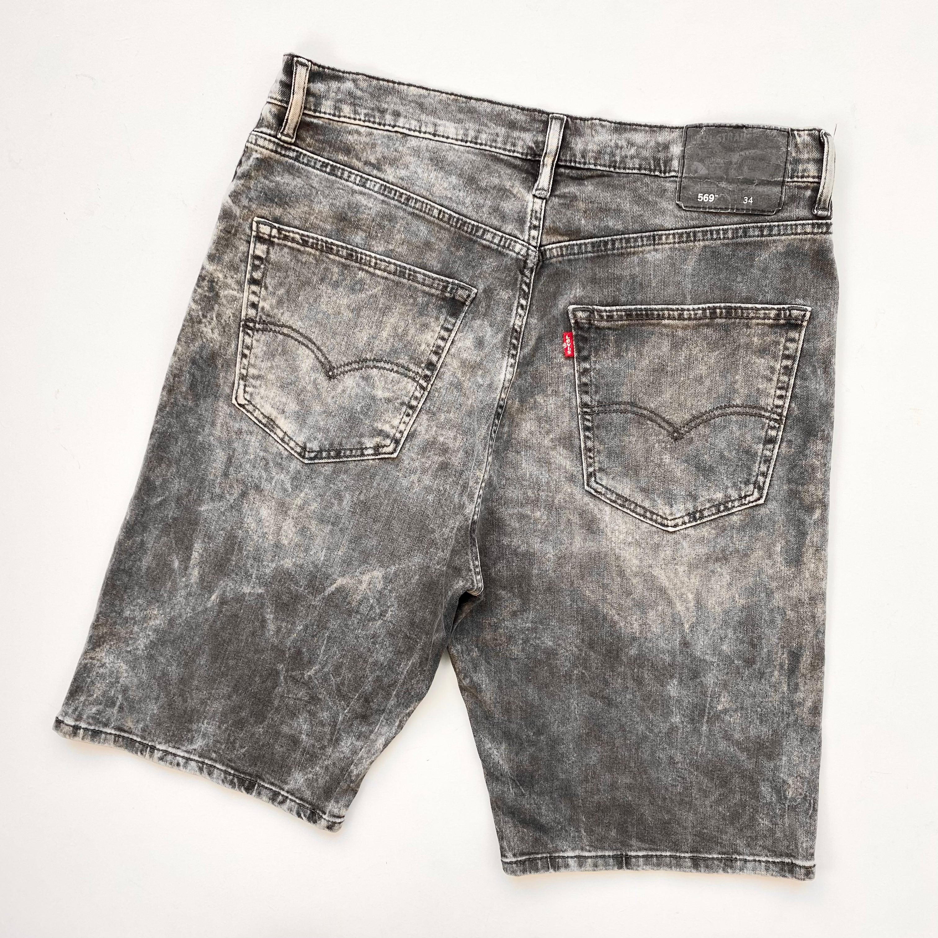 Levi s 569 best sale denim shorts