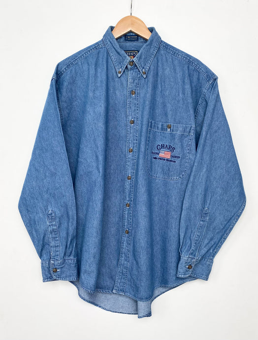 90s Chaps Ralph Lauren Denim Shirt (L)