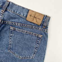 Load image into Gallery viewer, 90s Calvin Klein Denim Shorts W29