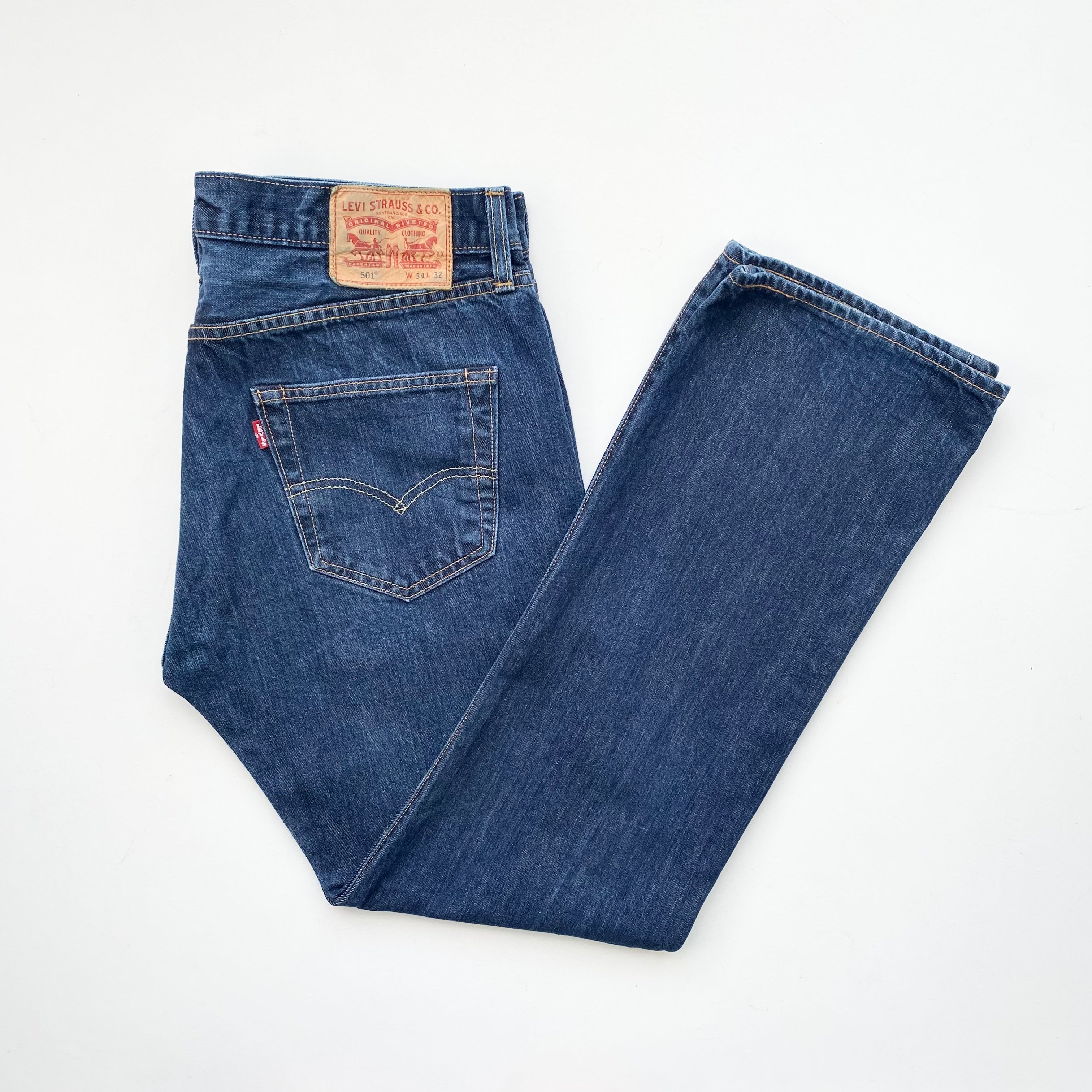 Levi s 501 W34 L30 Red Cactus Vintage