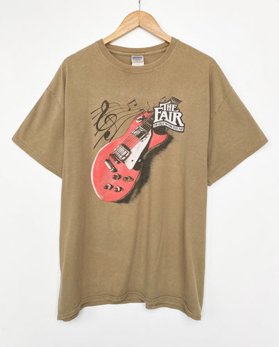 Guitar Print T-shirt (XL)