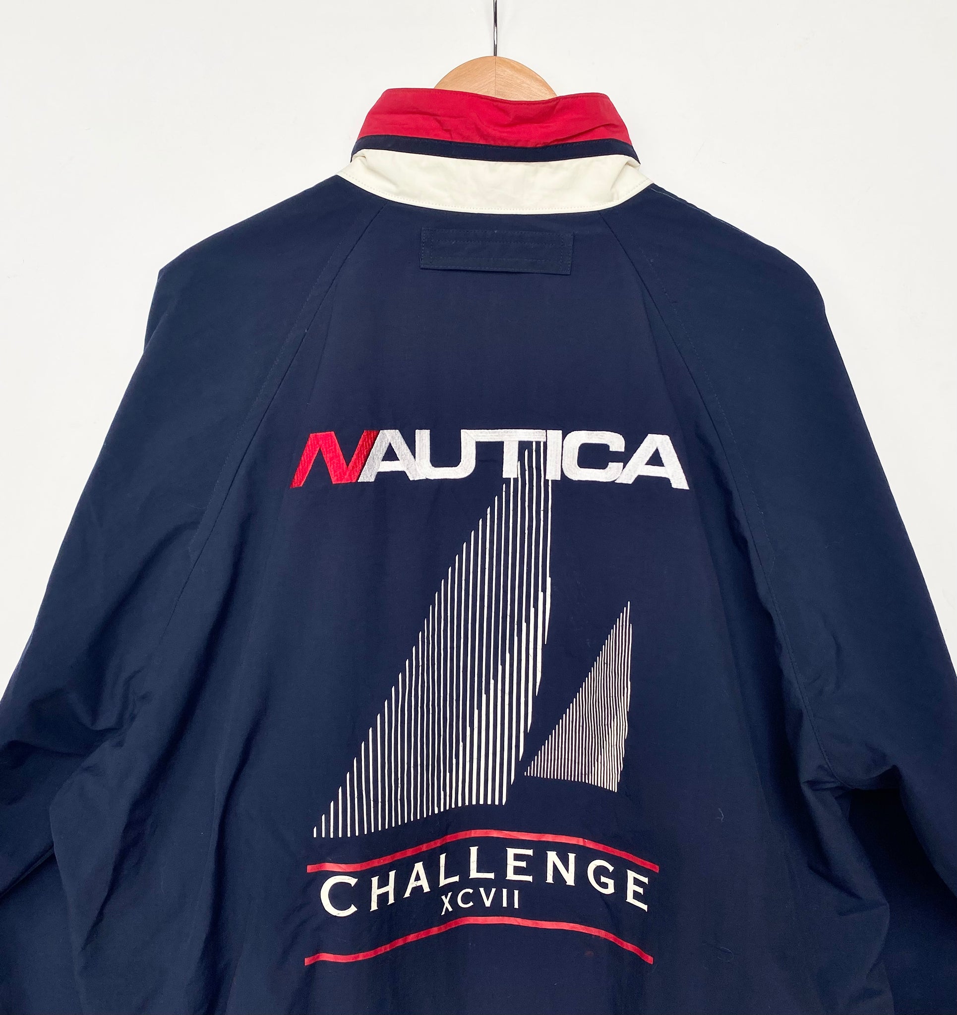 90s Nautica Jacket XL Red Cactus Vintage