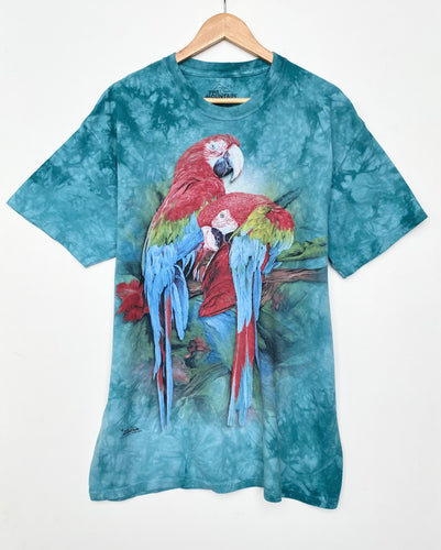 Parrot Tie-Dye T-shirt (L)