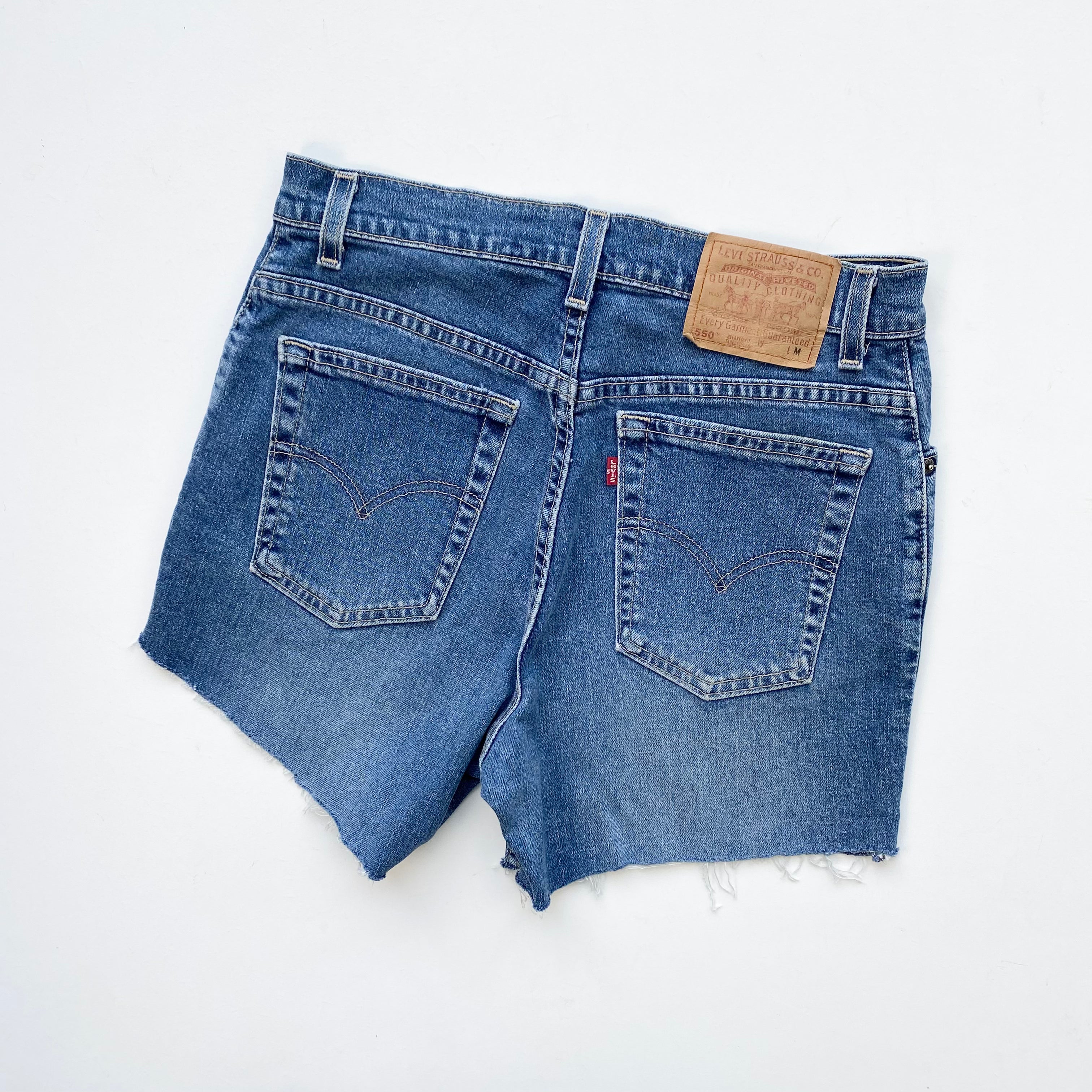 Levi 550 top shorts womens