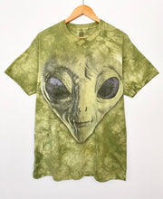 Load image into Gallery viewer, Alien Tie-Dye T-shirt (L)