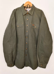 Carhartt flannel lined canvas 2025 shirt