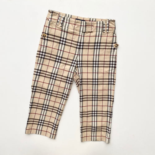 Burberry Nova Check Pedal Pushers W24