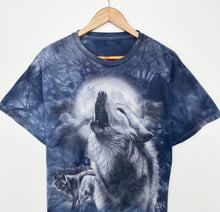 Load image into Gallery viewer, Wolf Tie-Dye T-shirt (M)