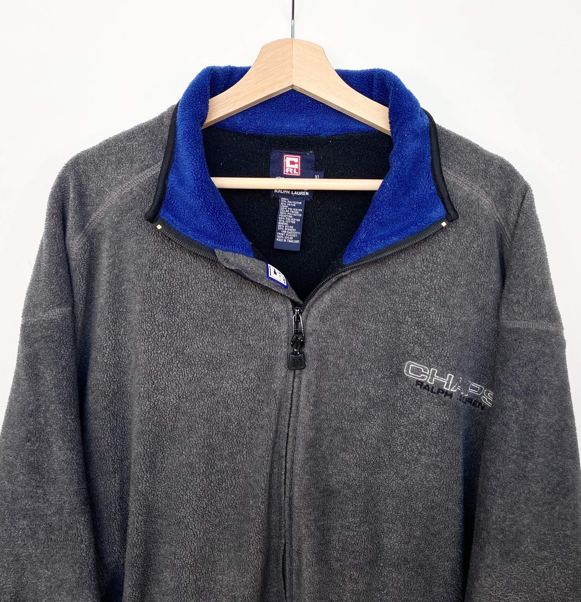 Chaps Ralph Lauren Fleece XL Red Cactus Vintage