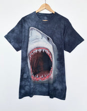Load image into Gallery viewer, Shark Tie-Dye T-shirt (L)