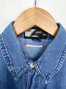 90s Looney Tunes Denim Shirt (M)