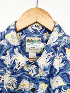 Crazy Print Sea Life Shirt (M)