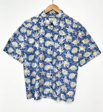 Load image into Gallery viewer, Crazy Print Sea Life Shirt (M)