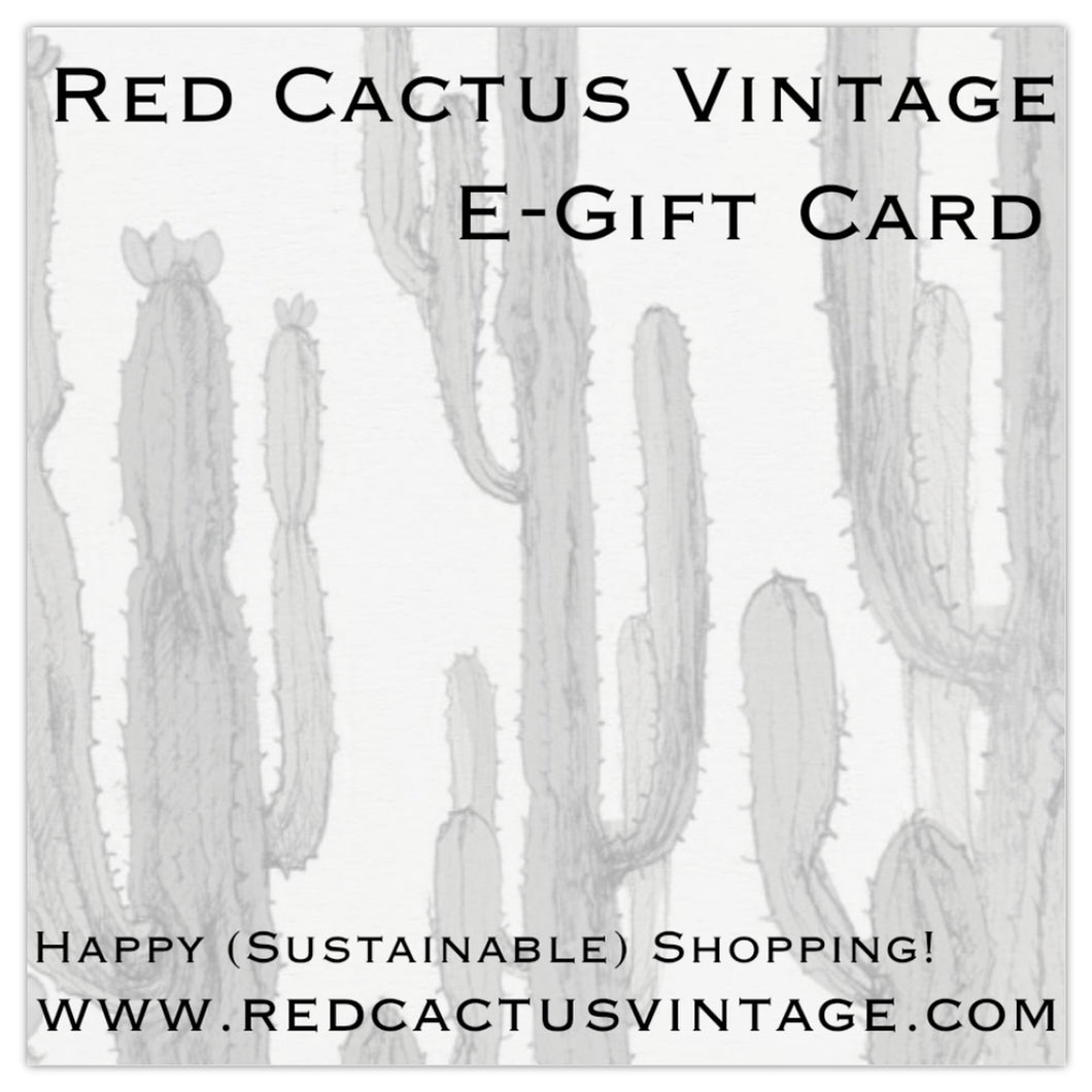 Red Cactus Vintage E-Gift Card