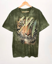 Load image into Gallery viewer, Tiger Tie-Dye T-shirt (L)