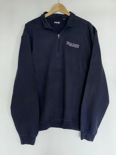 Embroidered 1/4 zip (XL)
