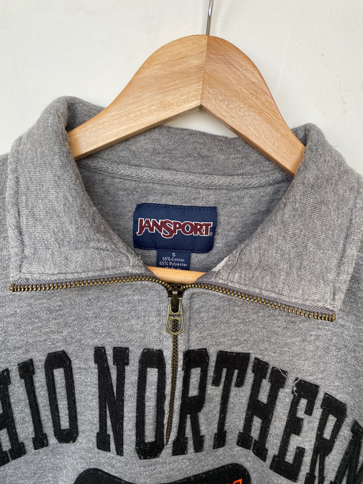 Jansport American College 1 4 Zip S Red Cactus Vintage