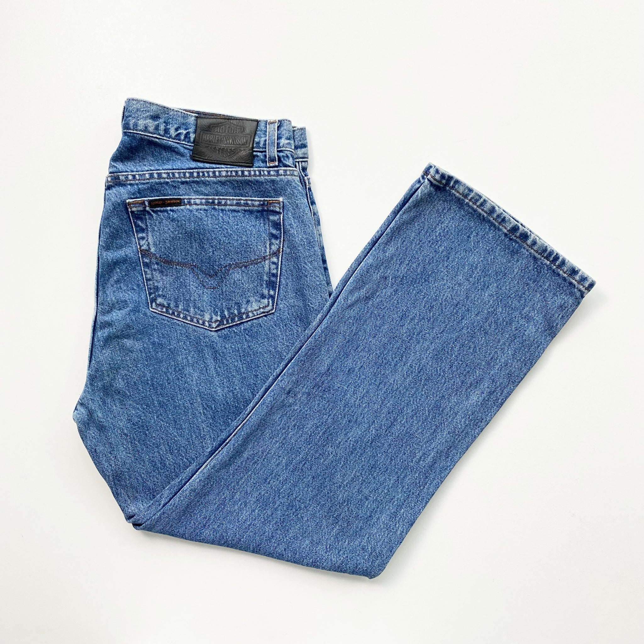 90s Harley Davidson Jeans W36 L30 Red Cactus Vintage